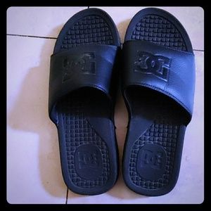 Men's slipper sandals Black DC size 12/13